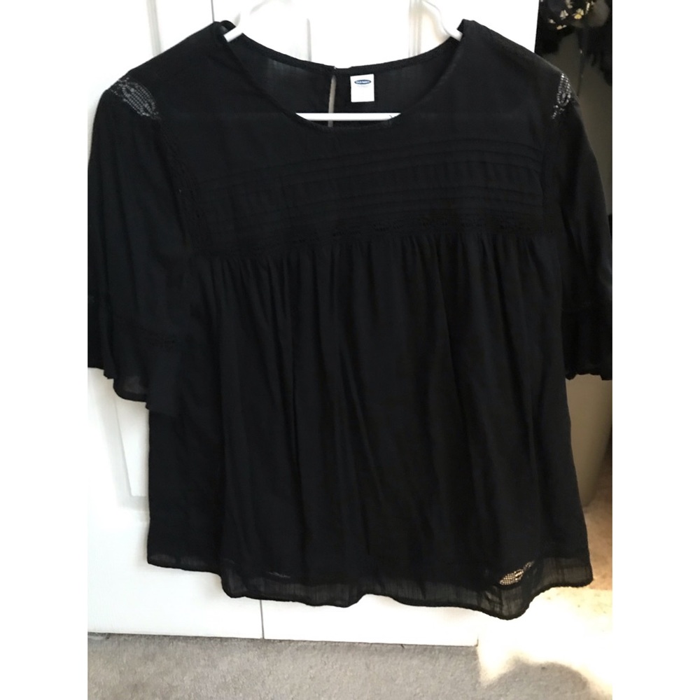 Black old navy blouse